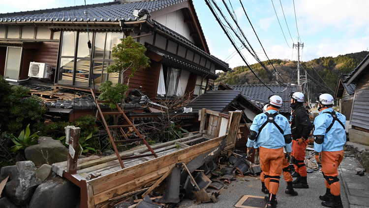 追蹤報(bào)道｜日本石川縣能登地區(qū)地震已致65人死亡