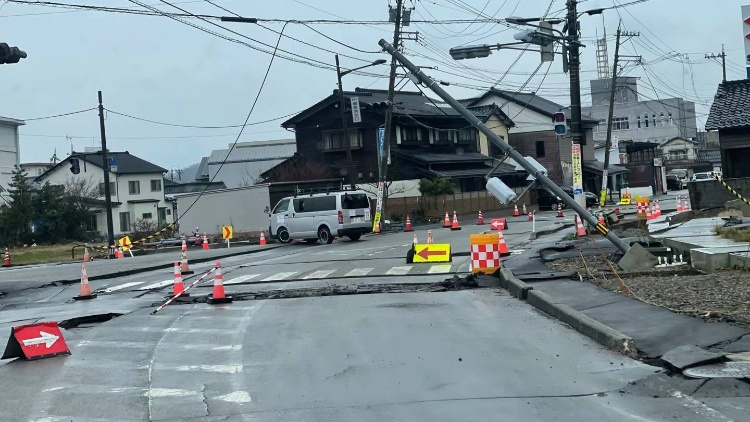 追蹤報道｜日本石川縣能登半島地震死亡人數(shù)上升到161人