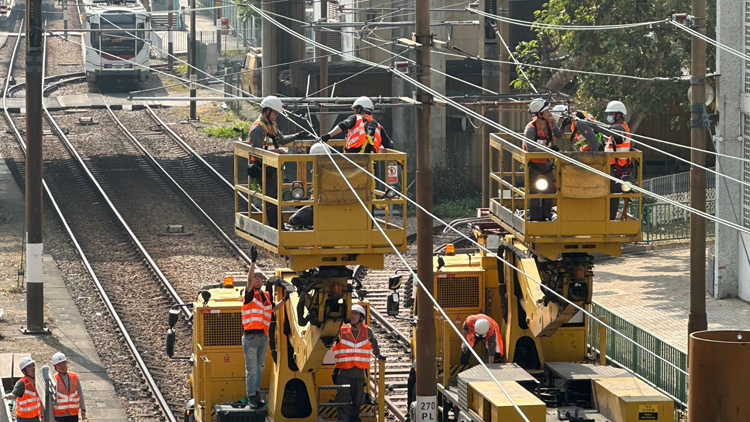 輕鐵安定站附近架空電纜遭損毀 吊臂車(chē)司機(jī)涉嫌危駕被捕