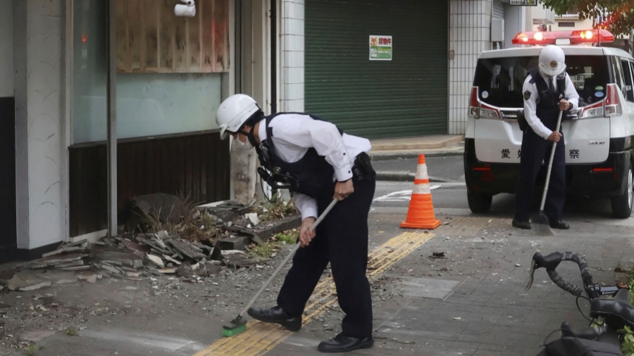 追蹤報道 | 日本宮崎縣近海地震致12傷 海嘯預(yù)警已解除