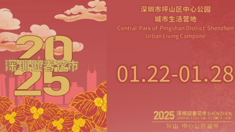 巳蛇獻(xiàn)瑞 花韻坪山，2025年深圳坪山區(qū)迎春花市來啦